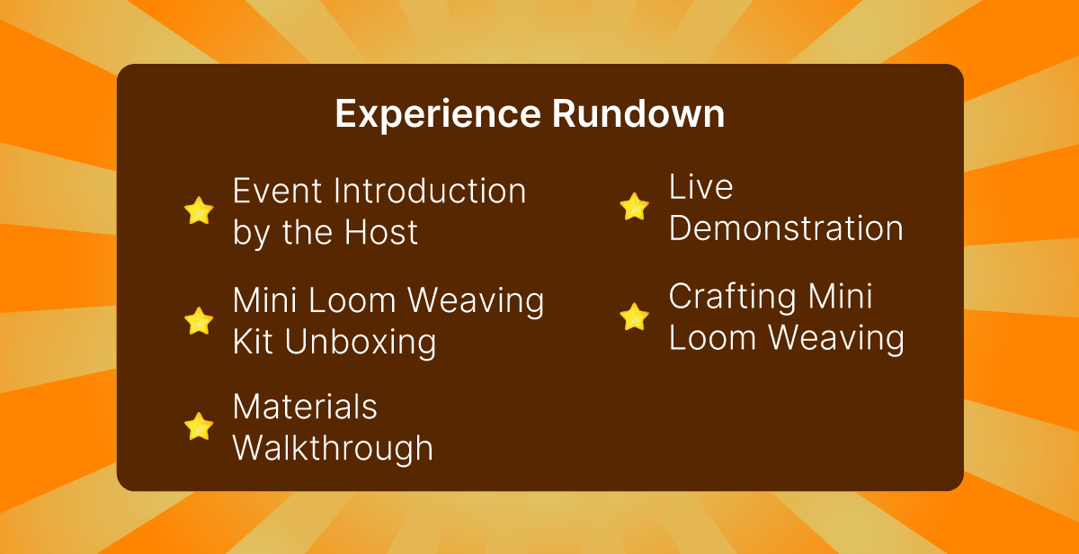 Virtual Mini Loom Weaving Workshop