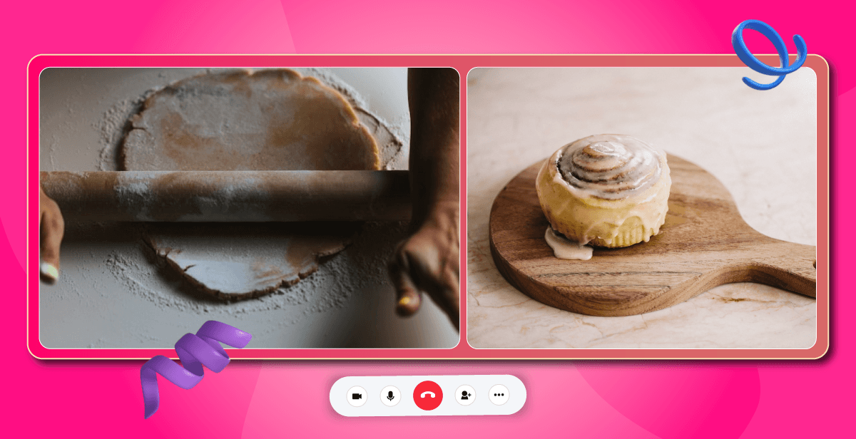 Virtual Cinnamon Roll Making Workshop