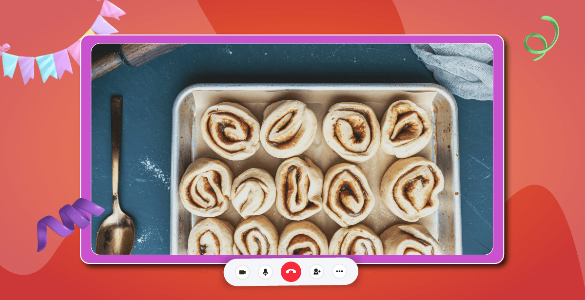 Virtual Cinnamon Roll Making Workshop
