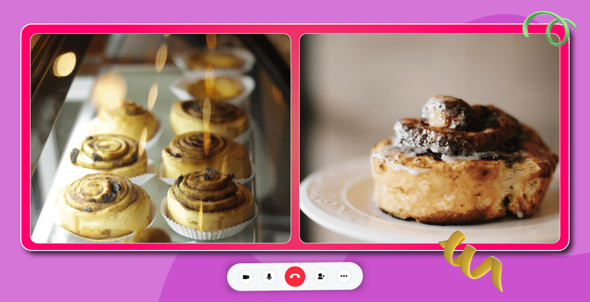 Virtual Cinnamon Roll Making Workshop
