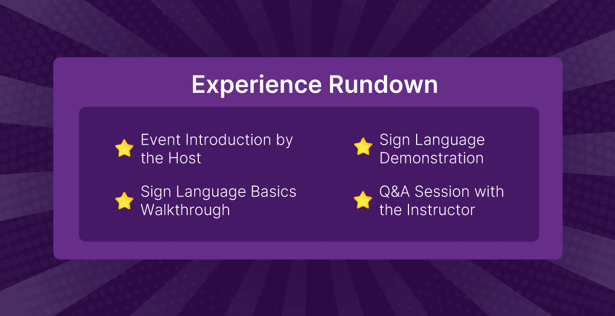 Virtual American Sign Language Class