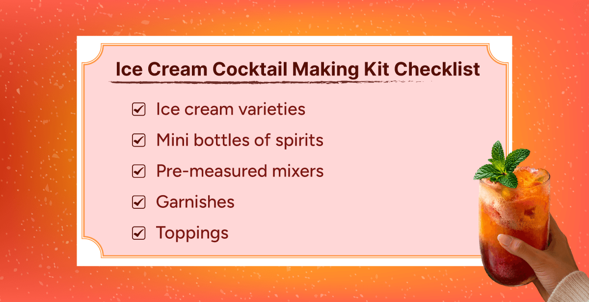 Virtual Ice Cream Cocktail Making Class