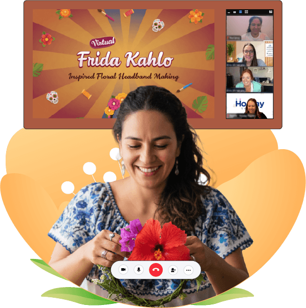 Frida Kahlo Floral Headband Making Frida Kahlo Floral Headband Making