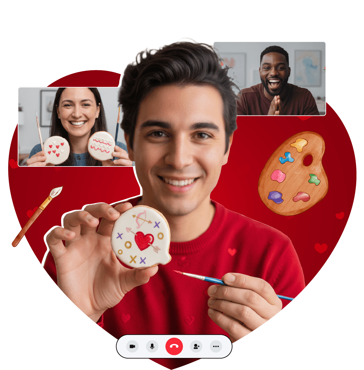 Virtual Valentine’s Day Cookie Decorating Virtual Valentine’s Day Cookie Decorating