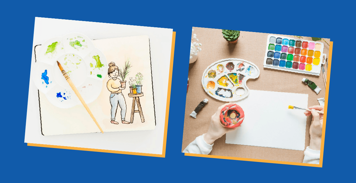 Virtual Holiday Watercolor Paint Party