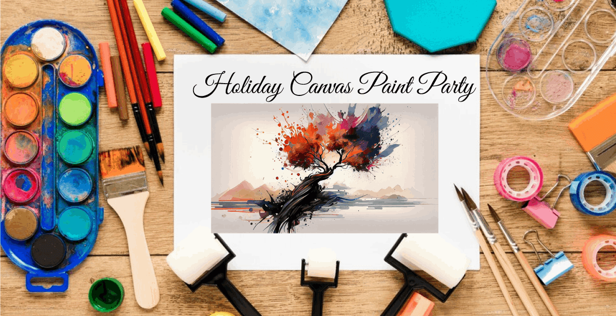 Virtual Holiday Canvas Paint Party