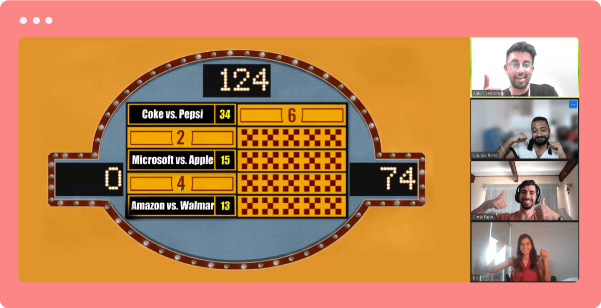 Virtual Coworker Feud