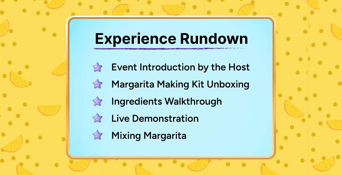 Virtual Margarita Making Class