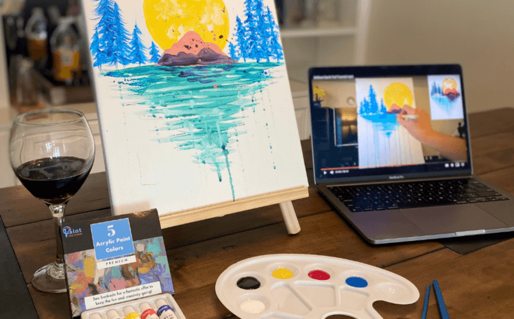 Virtual Paint Party with Deluxe Kit