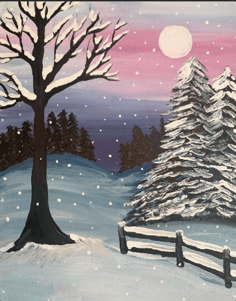 Virtual Holiday Canvas Paint Party