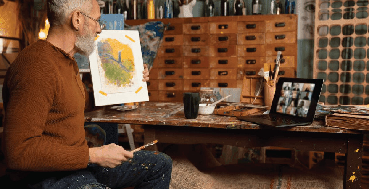 Virtual Paint Party with Deluxe Kit