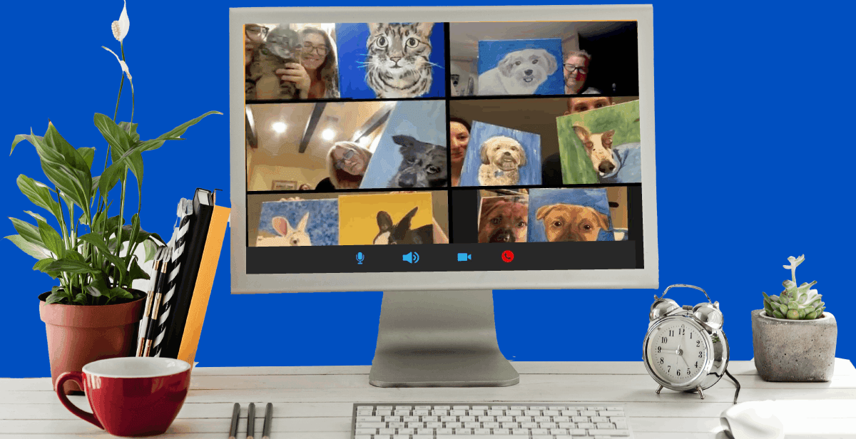 Virtual “Paint Your Pet” Party
