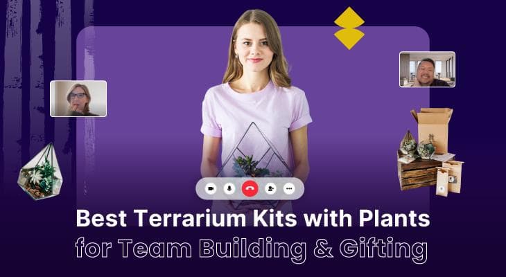 14 Best DIY Terrarium Kits with Plants for Team Building & Gifting