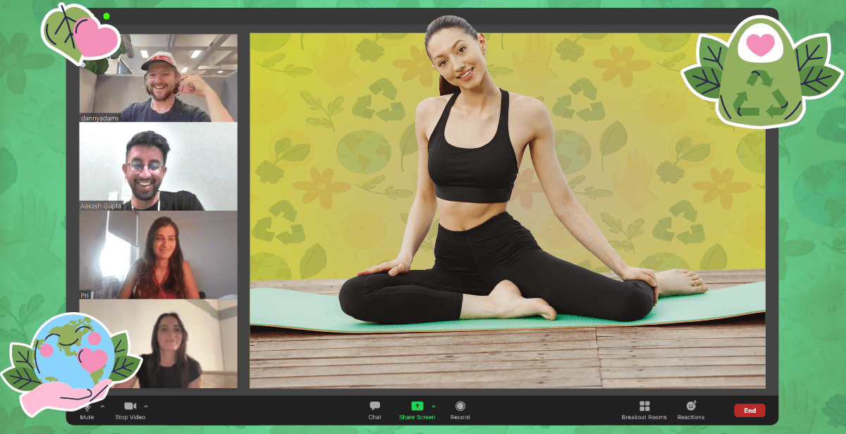 Virtual Yoga for Earth Day