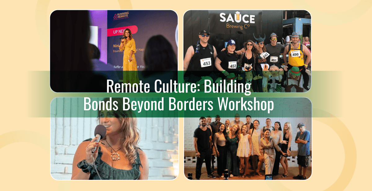 Remote Culture: Building Bonds Beyond Borders Workshop