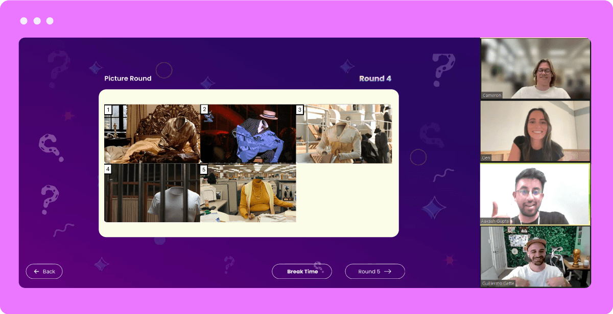 Hosted Virtual Trivia
