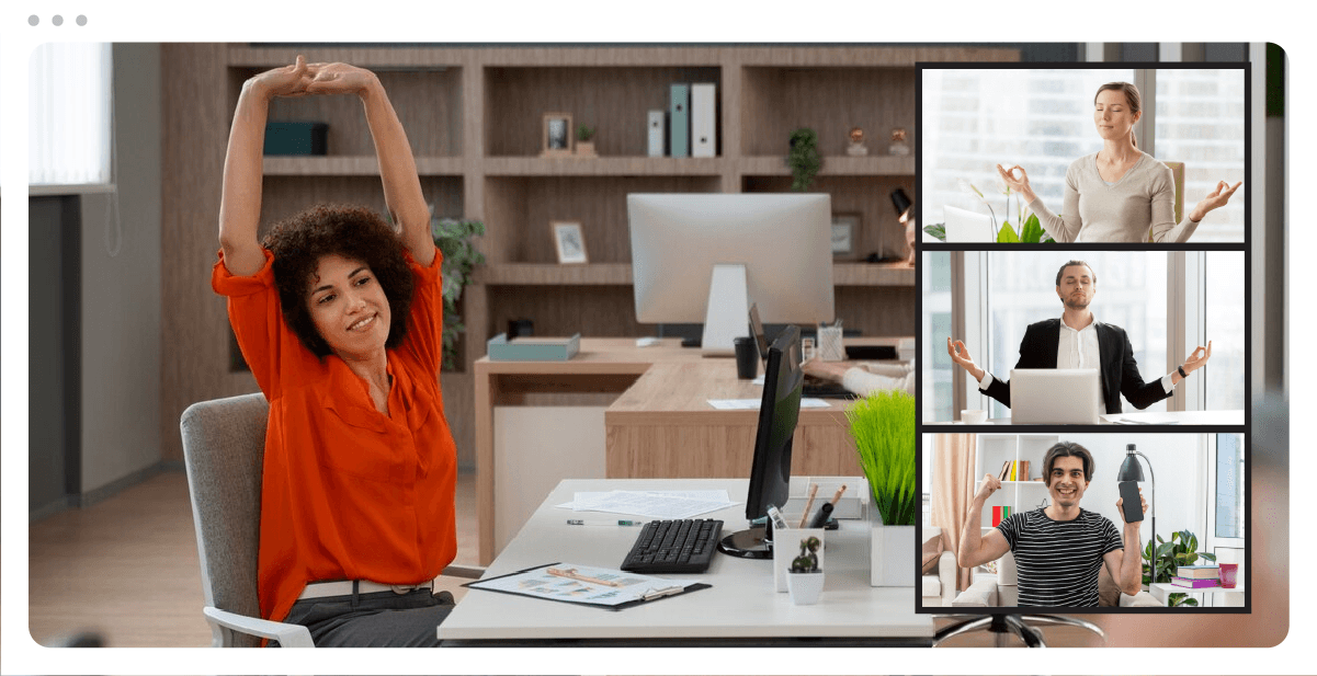 Virtual Office Yoga & Basic Ergonomics