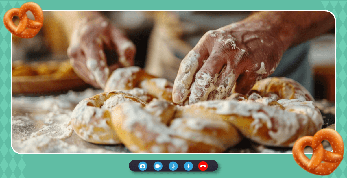 Virtual Pretzel Making Class