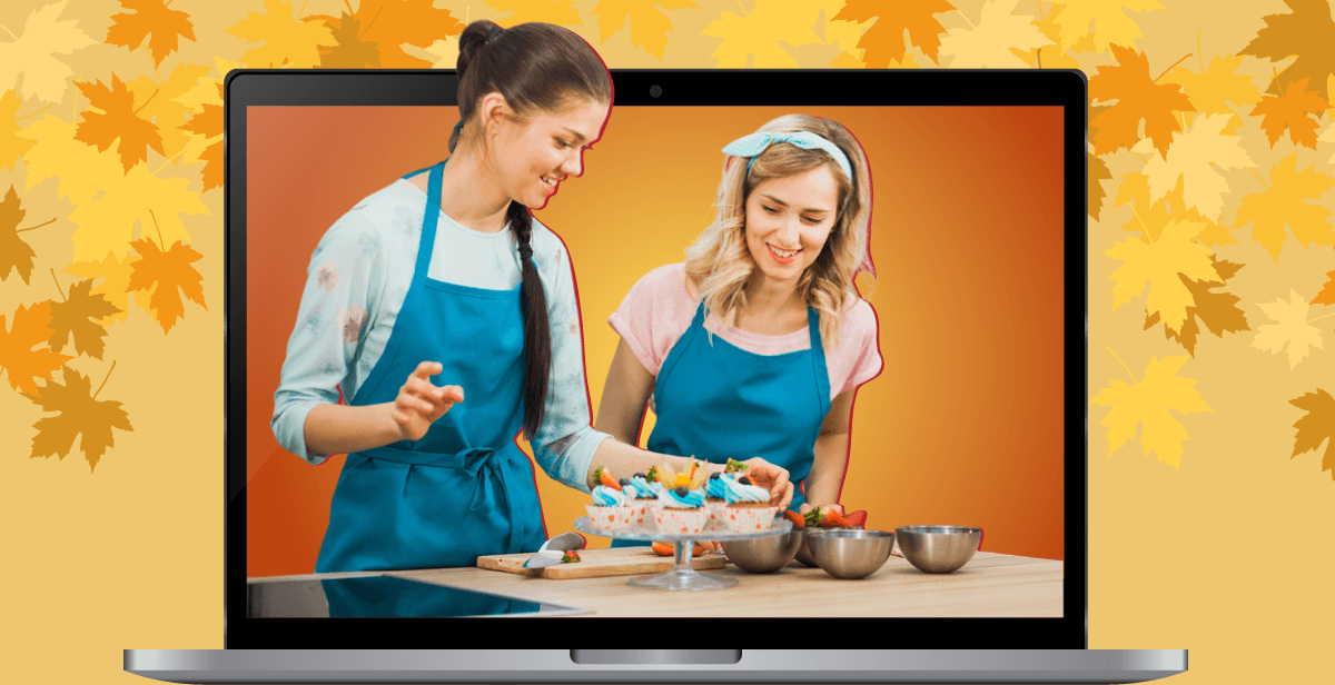 Virtual Thanksgiving Cupcake Decorating