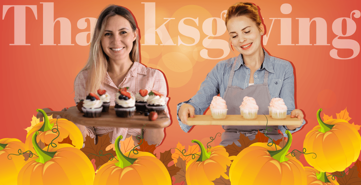Virtual Thanksgiving Cupcake Decorating
