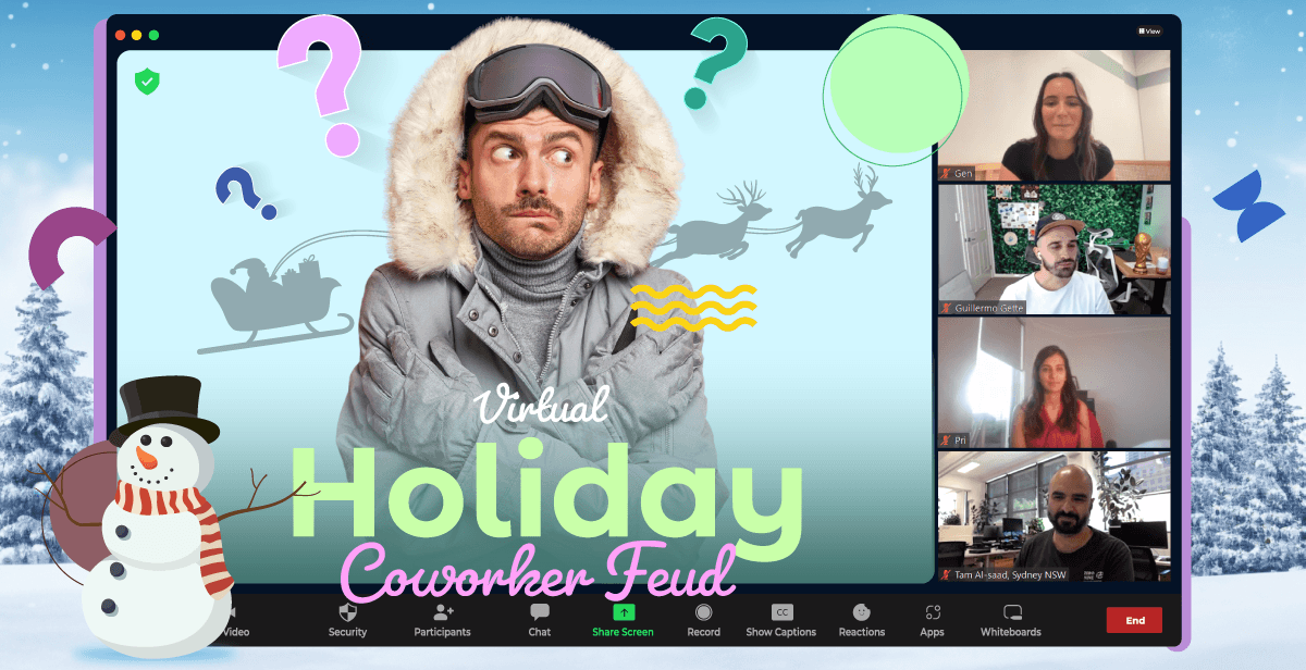Virtual Holiday Coworker Feud