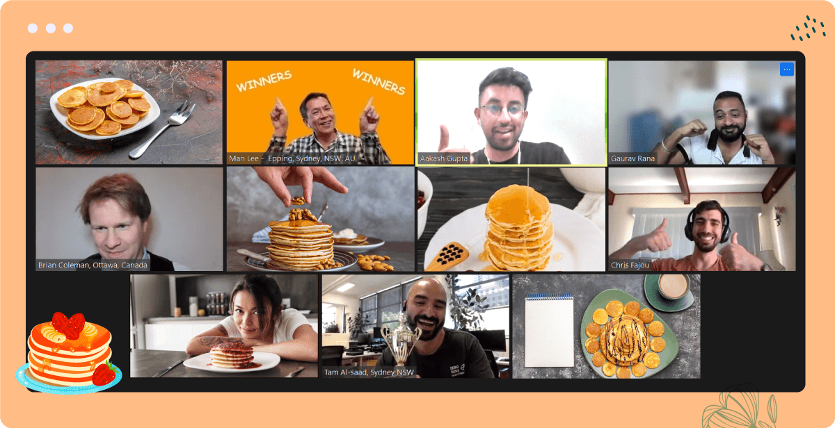 Virtual Pancake Making Class