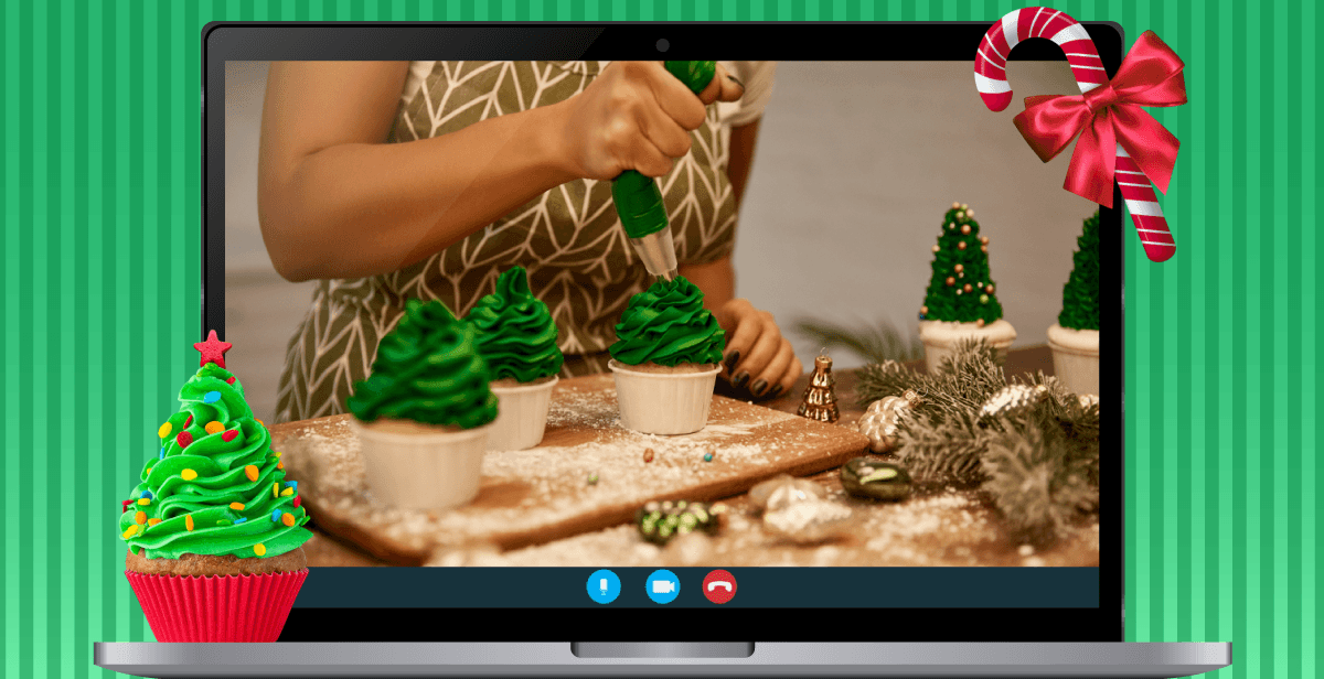 Virtual Christmas Cupcake Decorating