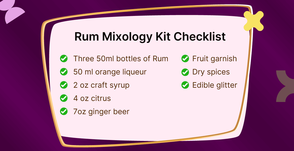 Virtual Rum Mixology Experience