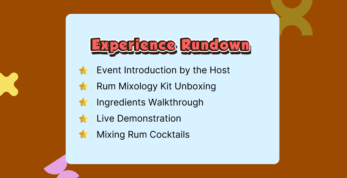 Virtual Rum Mixology Experience