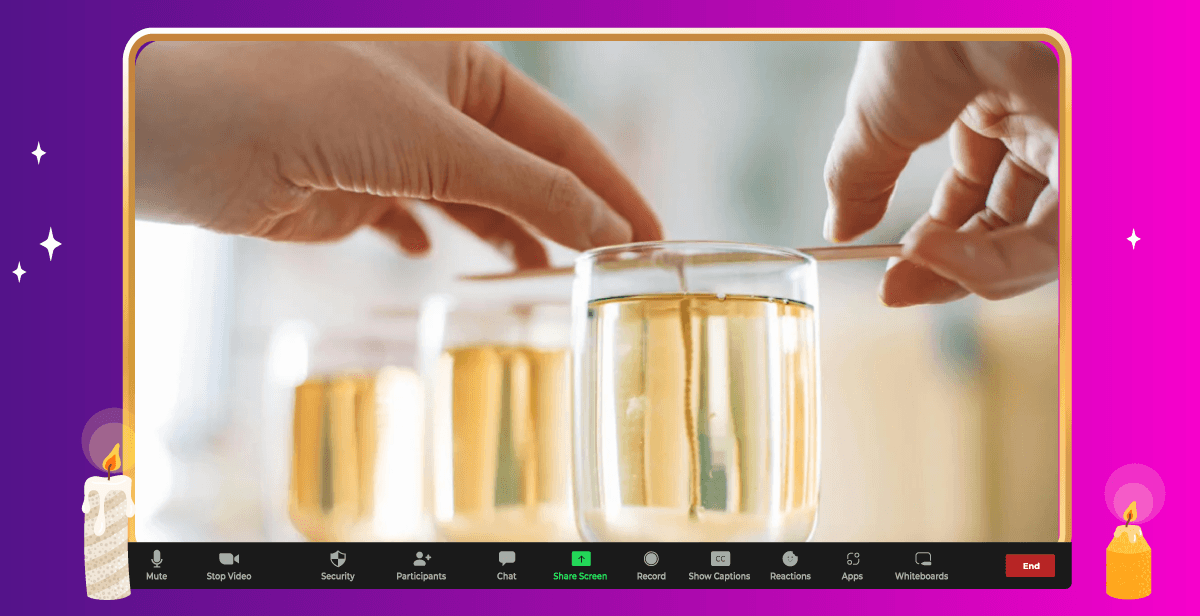 Virtual Soy Candle Making Class