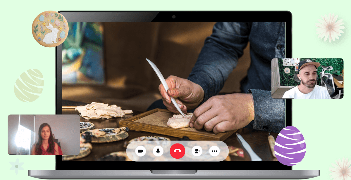 Virtual Easter Cookie Decorating