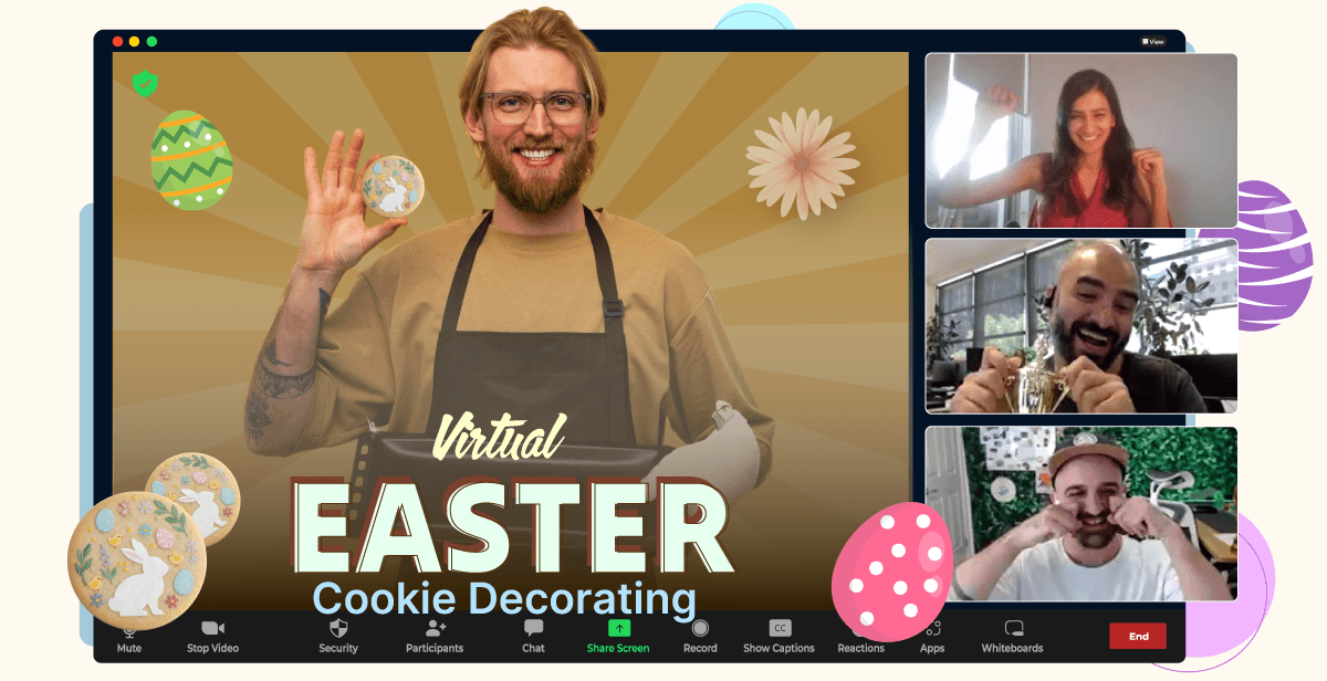 Virtual Easter Cookie Decorating
