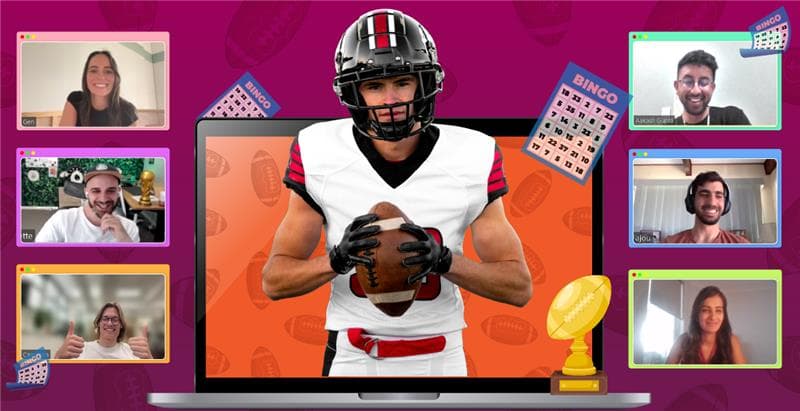 Virtual Super Bowl Commercial Bingo