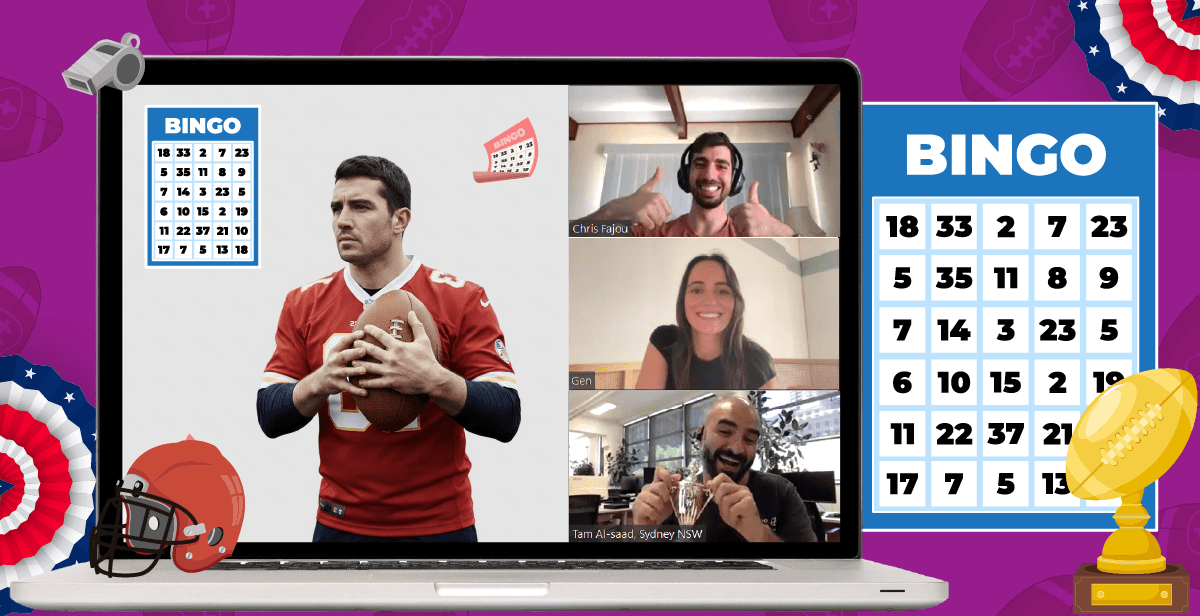 Virtual Super Bowl Commercial Bingo