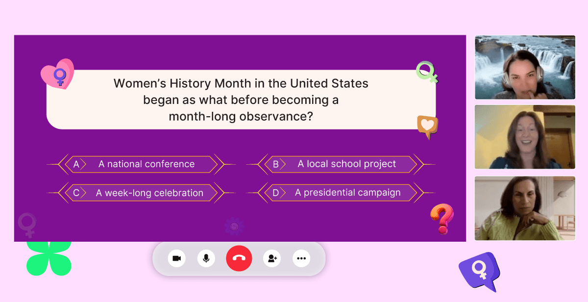 Virtual Women’s History Month Trivia