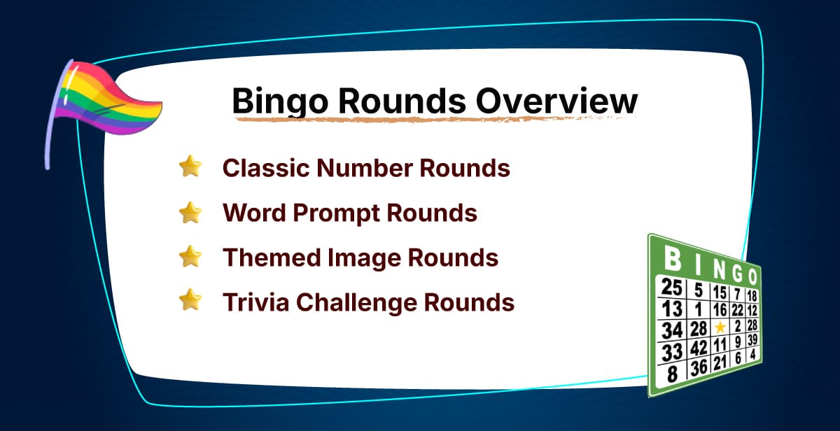 Virtual Pride Month Bingo