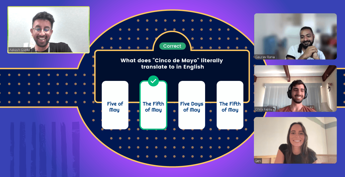 Virtual Cinco de Mayo Coworker Feud