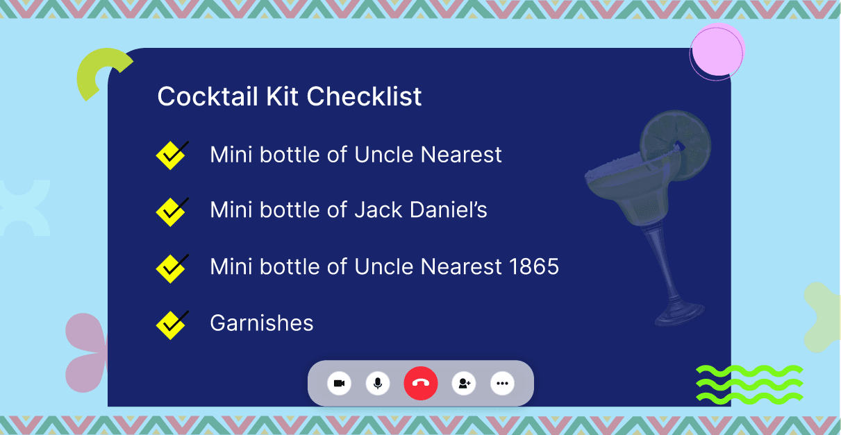 Virtual Juneteenth Cocktail Making – Pour with Purpose!