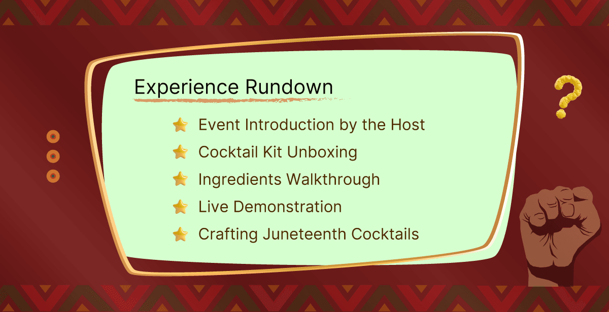Virtual Juneteenth Cocktail Making – Pour with Purpose!
