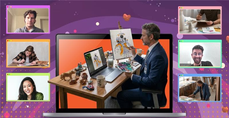 Virtual Star Wars Paint Party