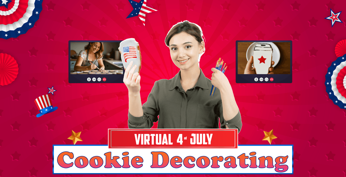 Virtual 4th of July Cookie Decorating