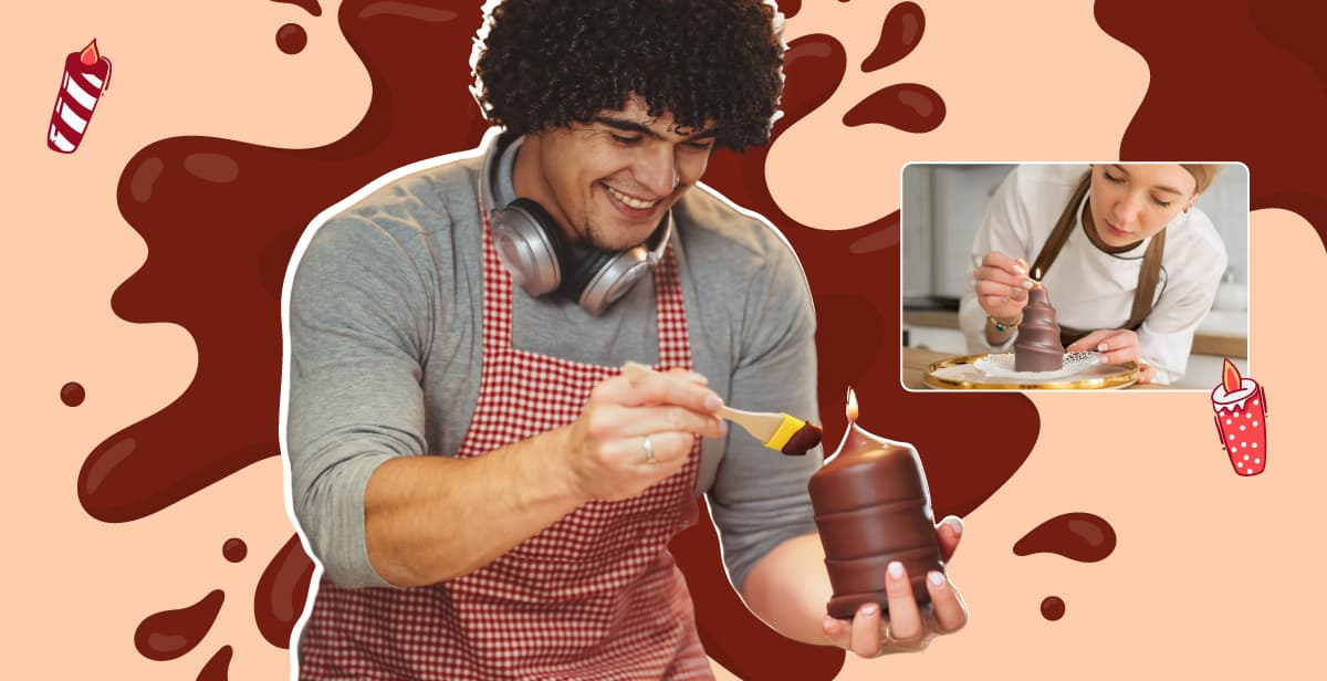 Hosted Chocolate Scented Candle Making