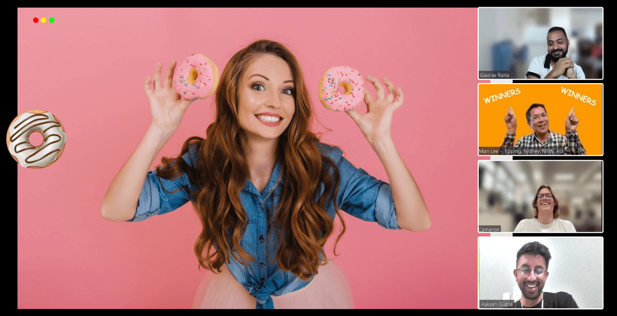 Virtual “Donut You Know Me?” Icebreaker Game