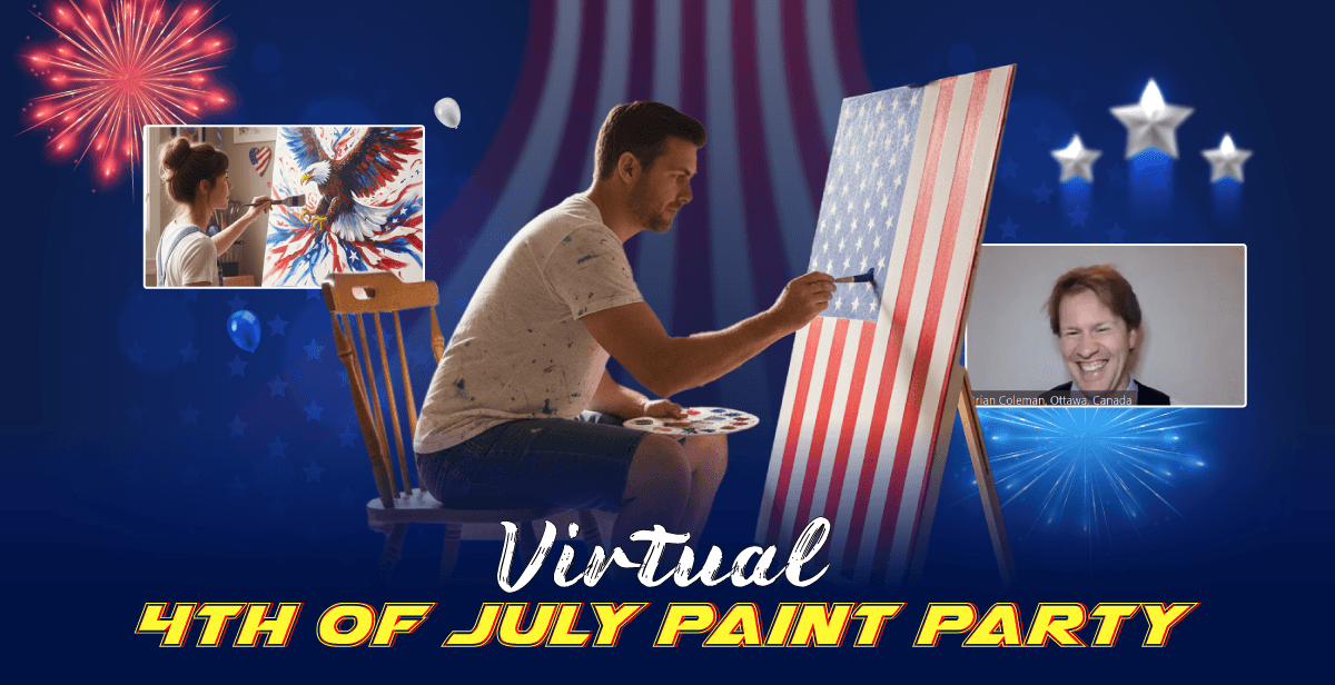 Virtual 4th of July Paint Party