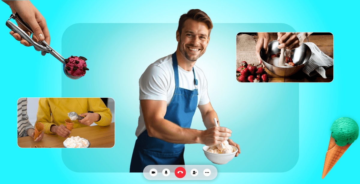 Hosted Ice Cream Making