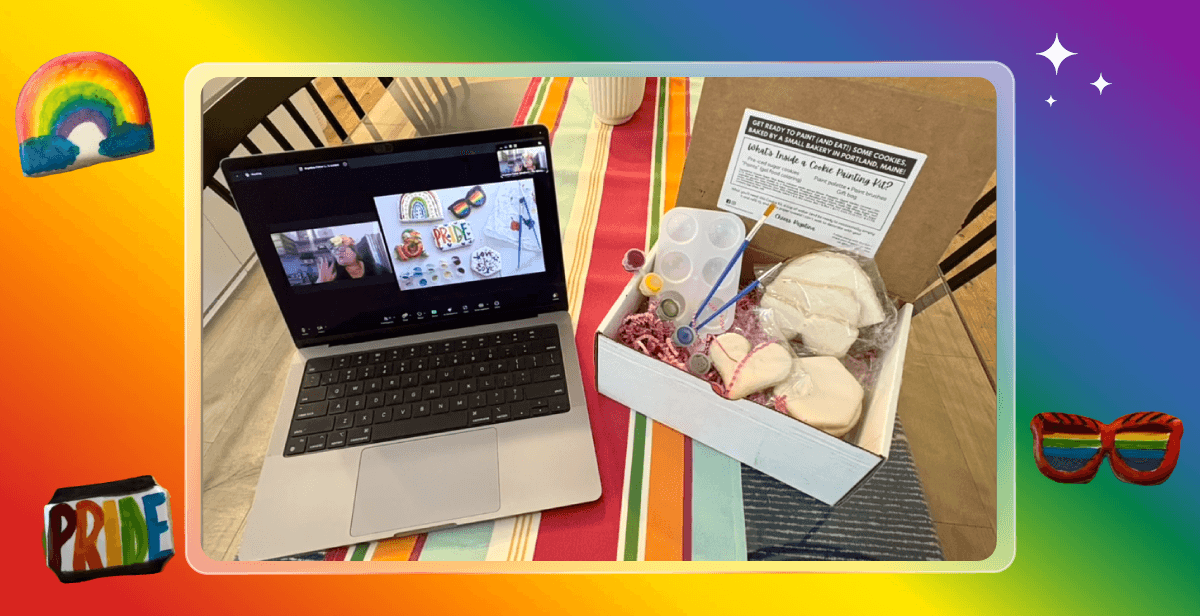 Color the Rainbow -Virtual Pride Cookie Decorating