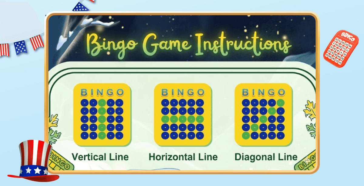 Virtual 4th of July All-American Bingo