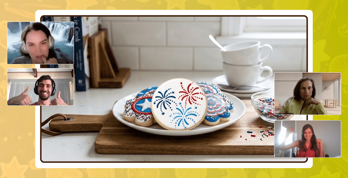 Virtual 4th of July Cookie Decorating