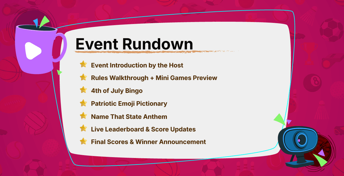 Virtual 4th of July Mini Game Olympics