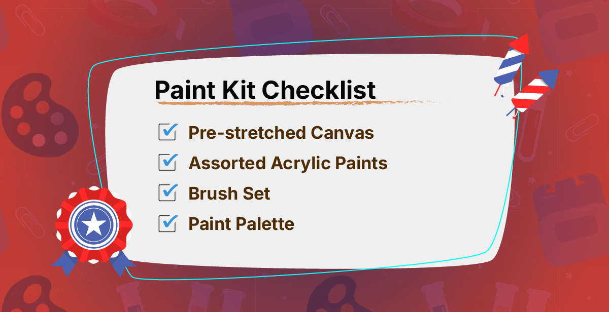 Virtual 4th of July Paint Party